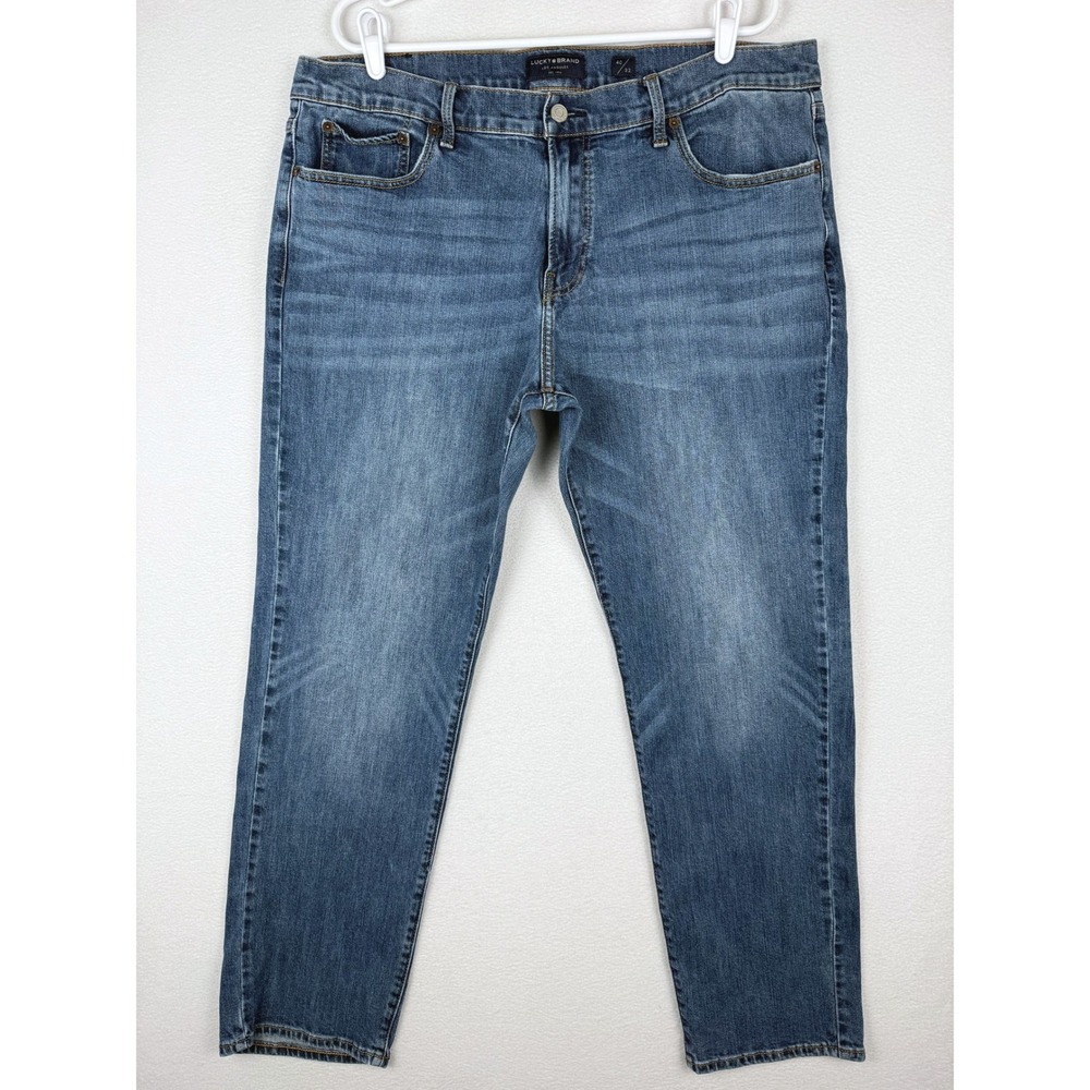 Lucky Brand 221 Straight Jeans Mens 40x32 Blue Stretch Denim 7M11996